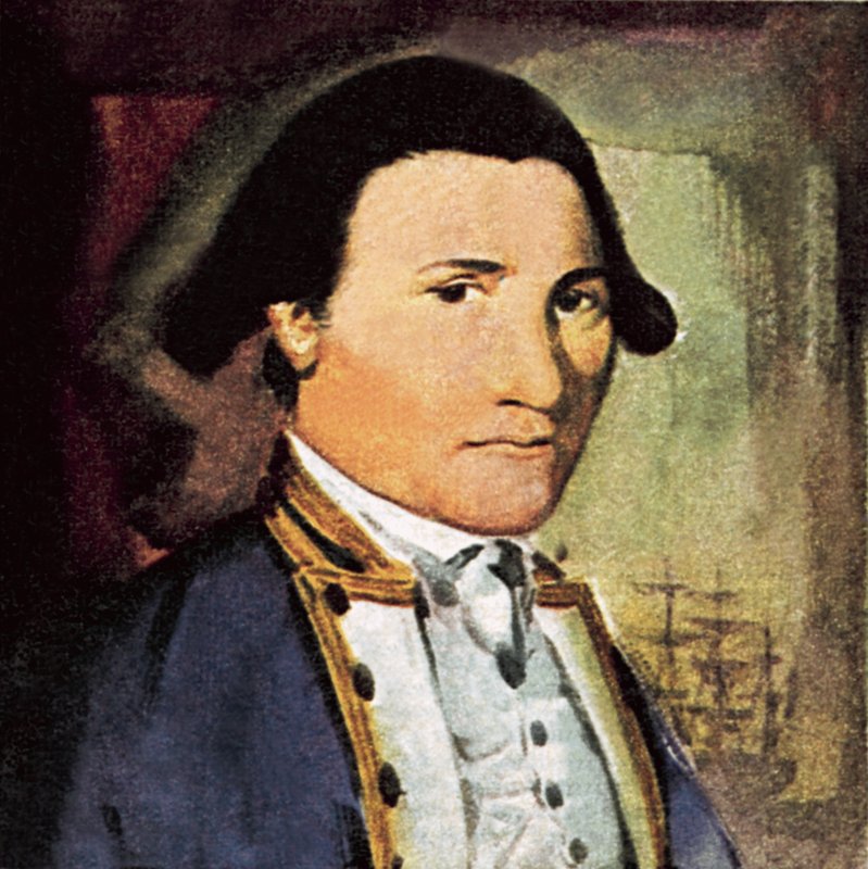Kaptan James Cook by English School