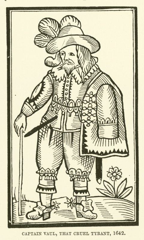 Kaptan Vaul, o zalim tiran, 1642 by English School