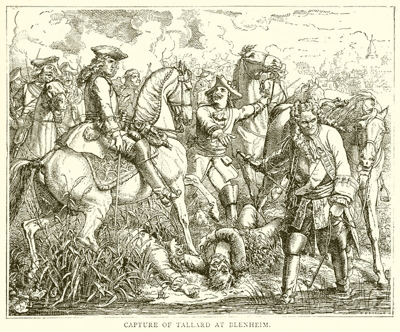 Tallard'ın Blenheim'da Yakalanması by English School