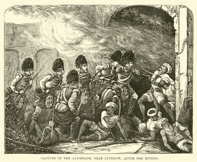 Ayaklanmadan sonra Lucknow yakınlarındaki Alumbagh