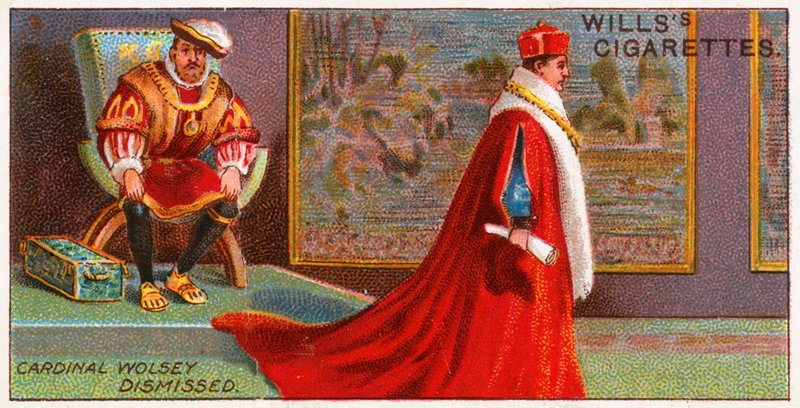 Kardinal Wolsey, Kral VIII. by English School