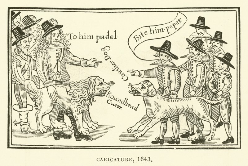 Karikatür, 1643 by English School