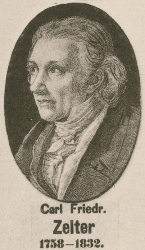 Carl Friedrich Zelter (gravür) by English School