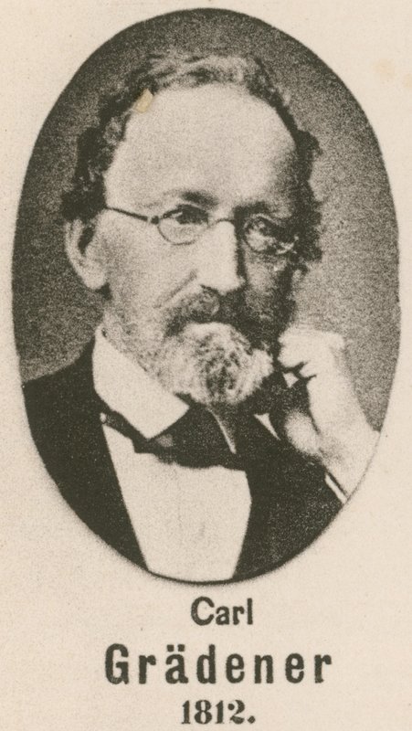 Carl Gradener (gravür) by English School