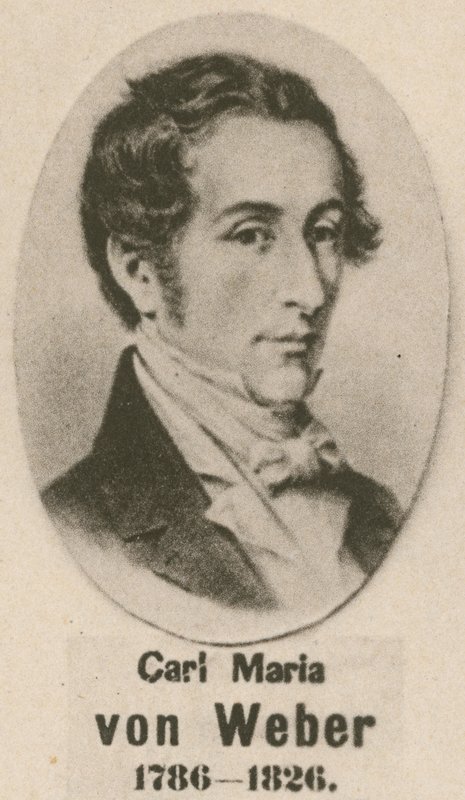 Carl Maria von Weber (gravür) by English School