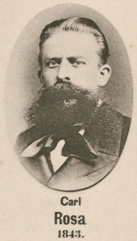 Carl Rosa (gravür) by English School