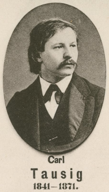 Carl Tausig (gravür) by English School