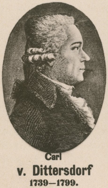 Carl von Dittersdorf (gravür) by English School