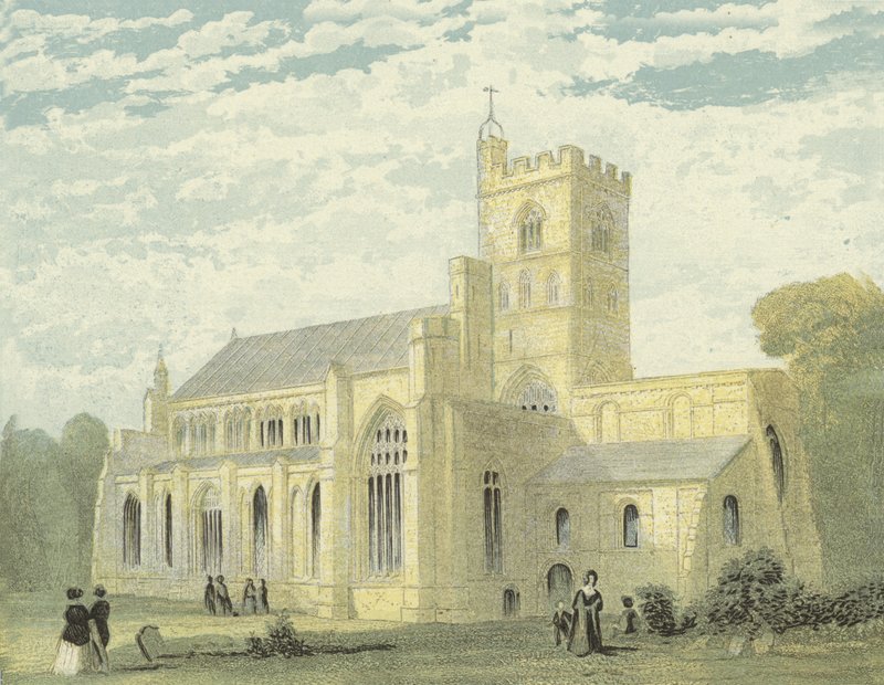 Carlisle Katedrali, Kuzey Batı Görünümü by English School