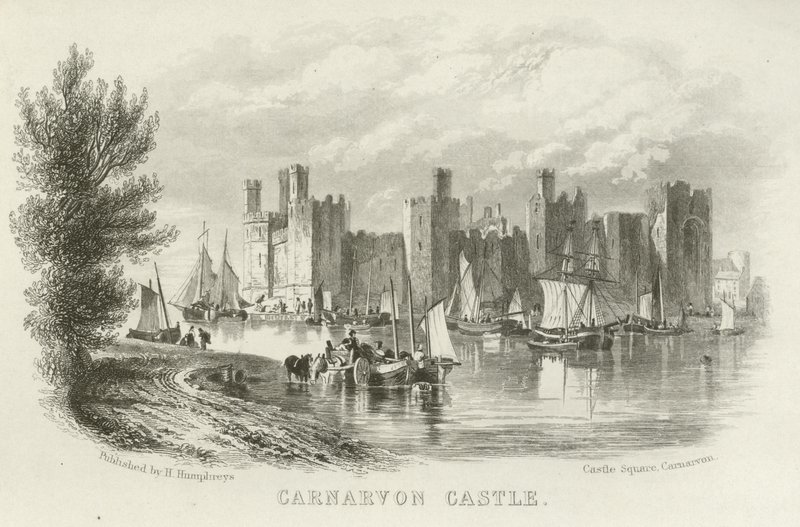 Carnarvon Kalesi, Kuzey Galler by English School
