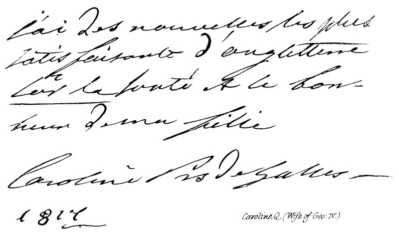 Caroline Q (Geo:IV'ün Karısı) by English School
