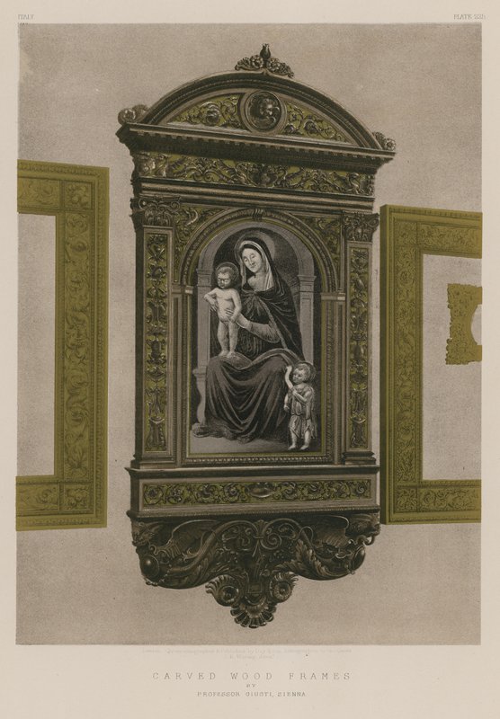 Oyma Ahşap Çerçeveler, Profesör Giusti, Sienna by English School