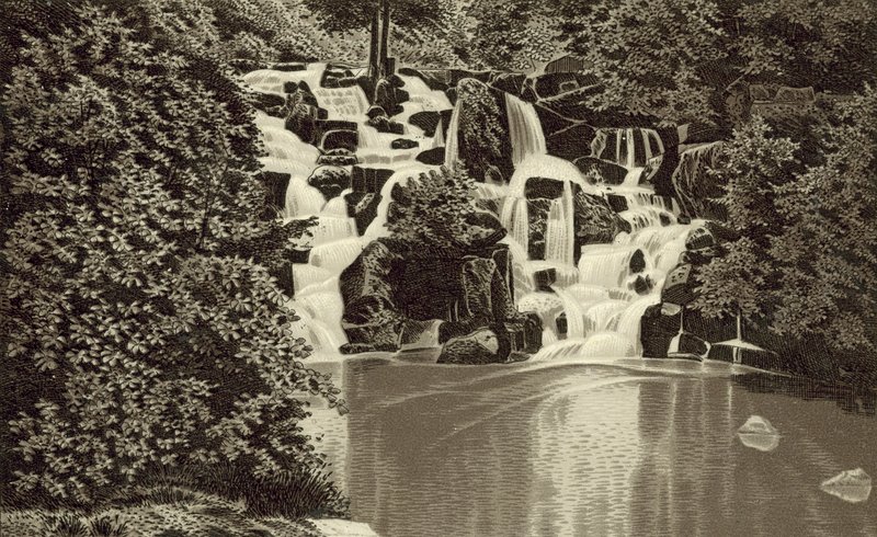 Cascade, Virginia Suyu (lito) by English School