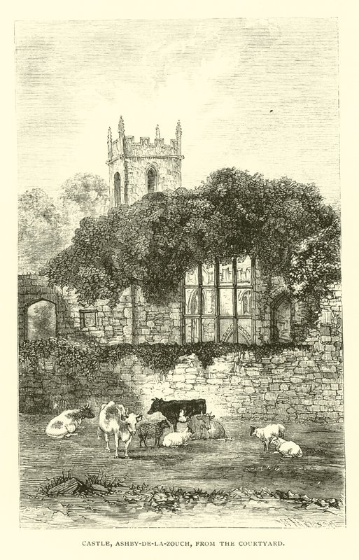 Avludan Castle, Ashby-de-la-Zouch by English School