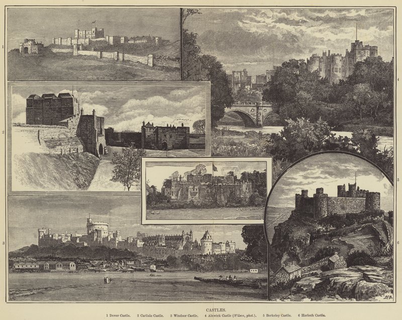 Kaleler (gravür) by English School