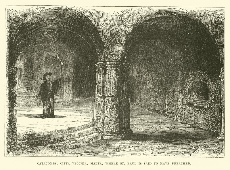 Yeraltı mezarları, Citta Vecchia, Malta, St Paul