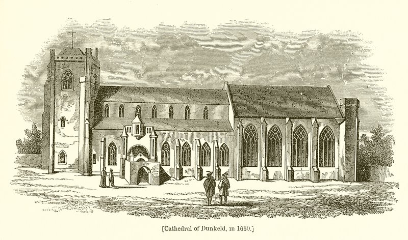 Dunkeld Katedrali, 1660 by English School