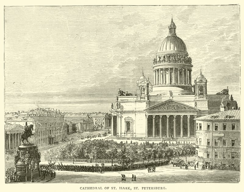 St Isaak Katedrali, St Petersburg by English School