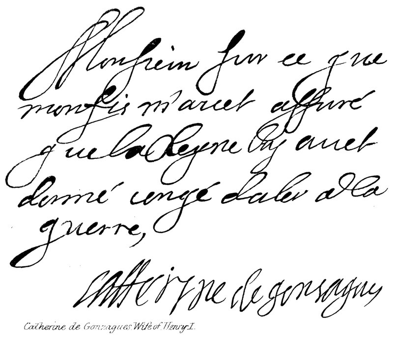 Catherine de Gonzagues, I. Henry