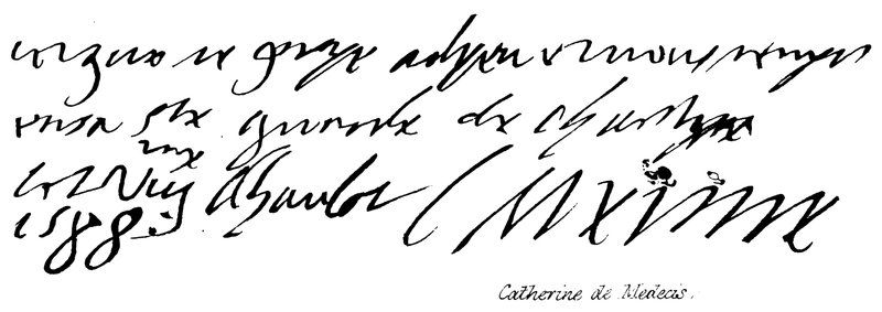 Catherine de Medicis by English School