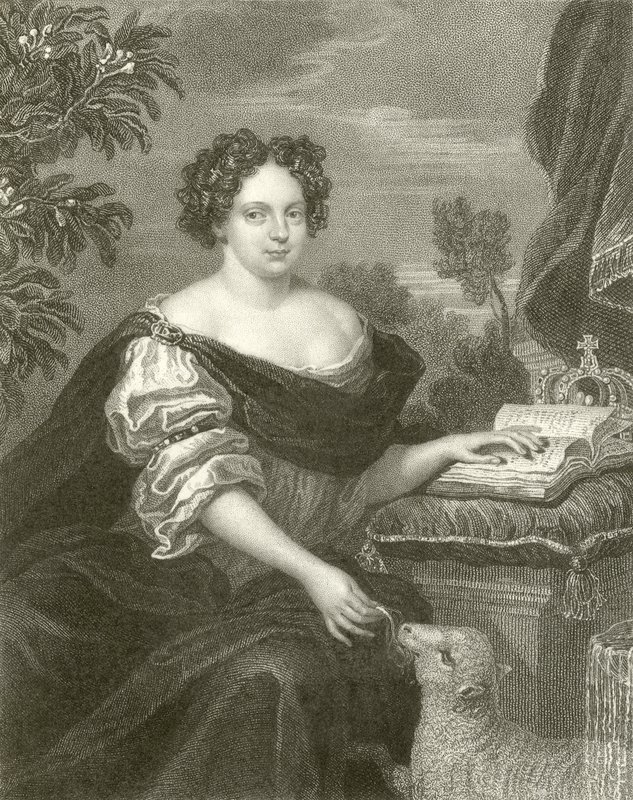 Bragançalı Catherine. Charles Kraliçesi İkinci by English School