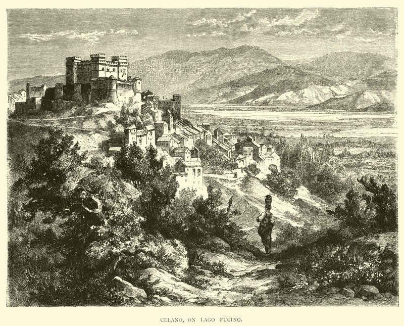 Celano, Fucino Gölü üzerinde by English School