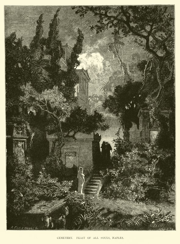 Mezarlık, Tüm Ruhların Bayramı, Napoli by English School