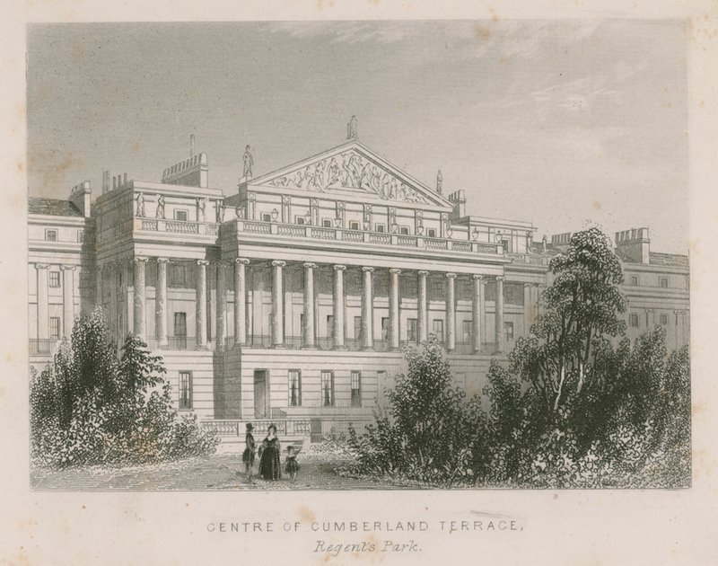 Cumberland Terrace Merkezi, Regents Park, Londra by English School