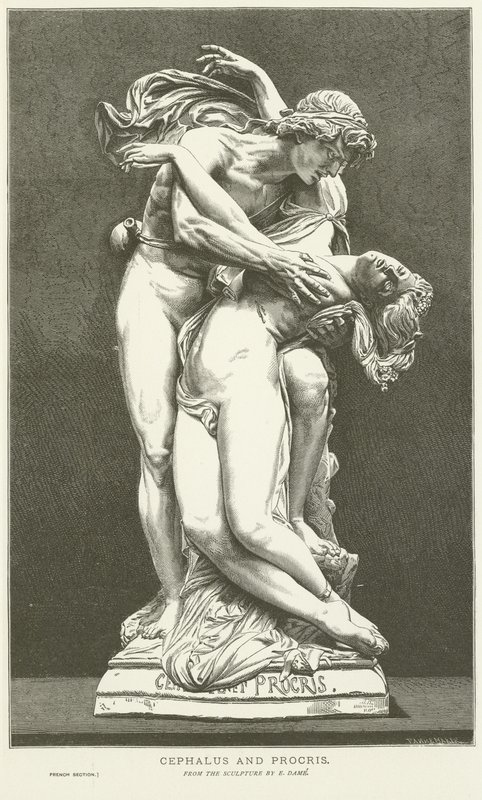Cephalus ve Procris by English School