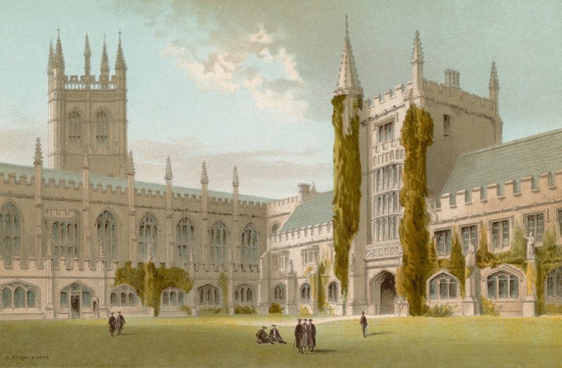 Şapel ve Kütüphane, Magdalen Koleji--Oxford by English School