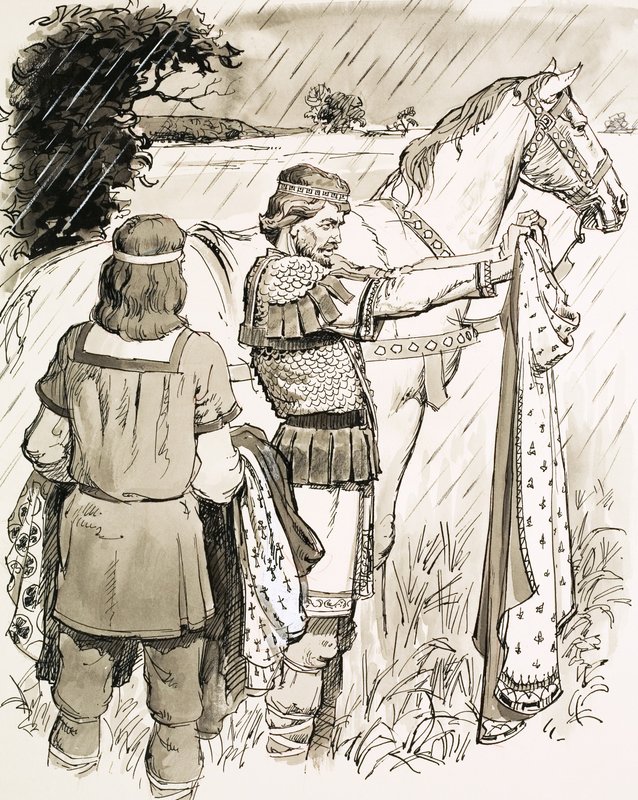 Charlemagne teftiş pelerinleri by English School