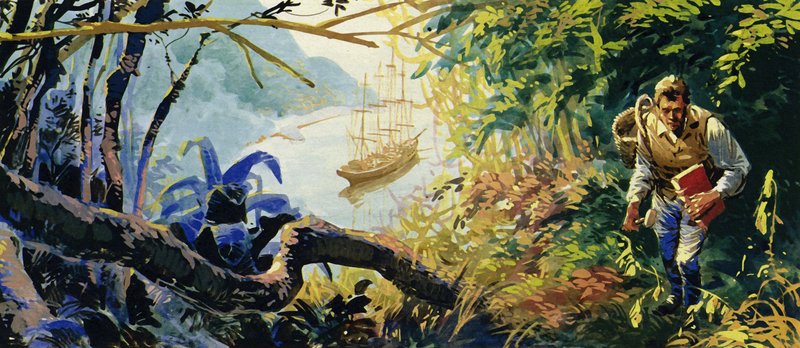 Charles Darwin, Güney Amerika kıyılarını araştırmak için yola çıkan HMS Beagle