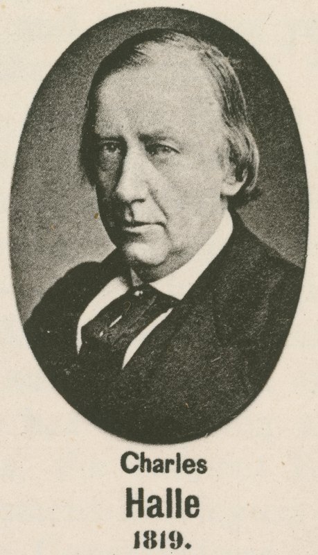 Charles Halle (gravür) by English School