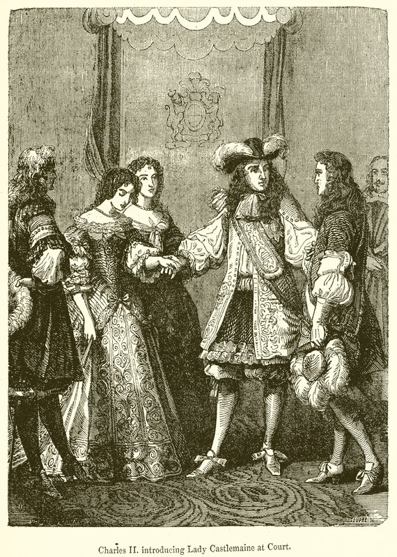 Charles II. Mahkemede Lady Castlemaine