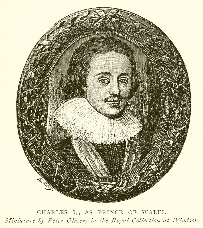 Charles I, Galler Prensi olarak by English School