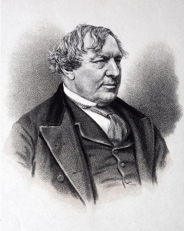Charles Lever, İrlandalı romancı (gravür) by English School