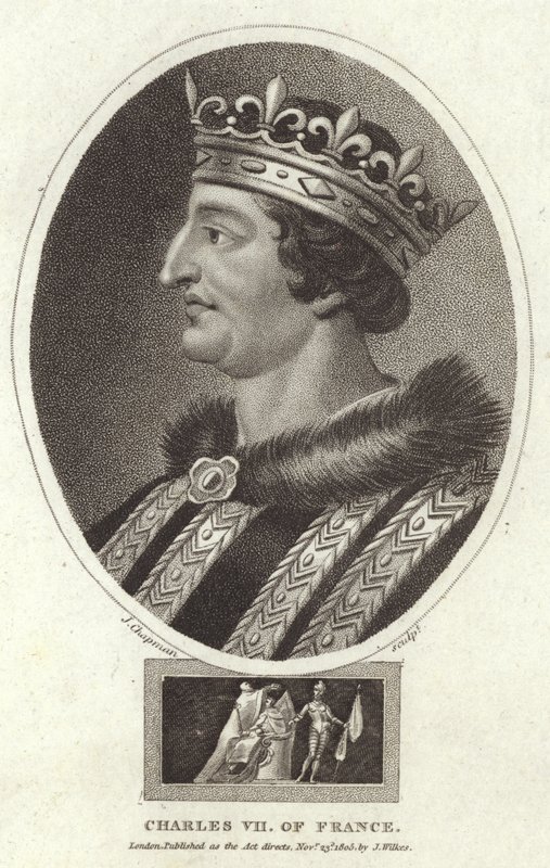 Fransa Charles VII by English School