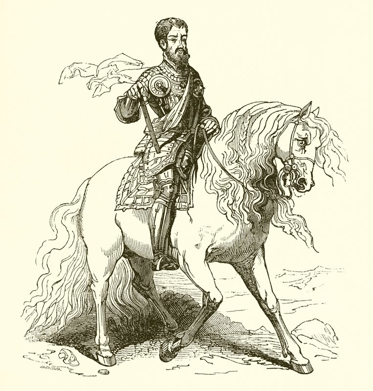Charles V by English School