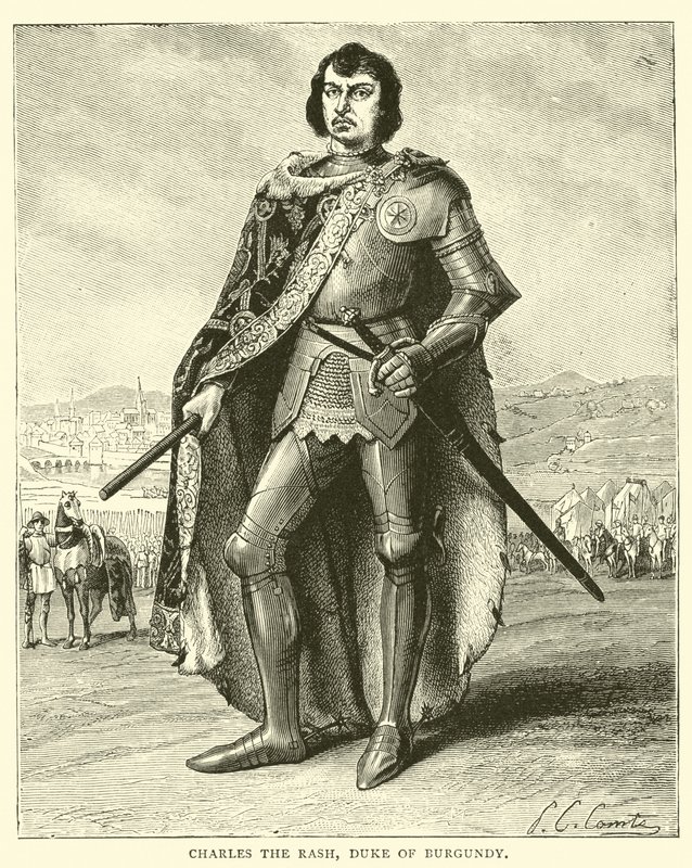 Döküntü Charles, Burgonya Dükü by English School