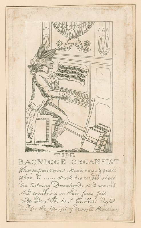 Charley Griffith, Bagnigge Wells orgcusu by English School