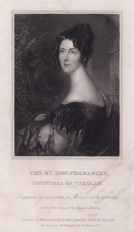 Charlotte, Verulam Kontesi, James Grimston'ın karısı by English School
