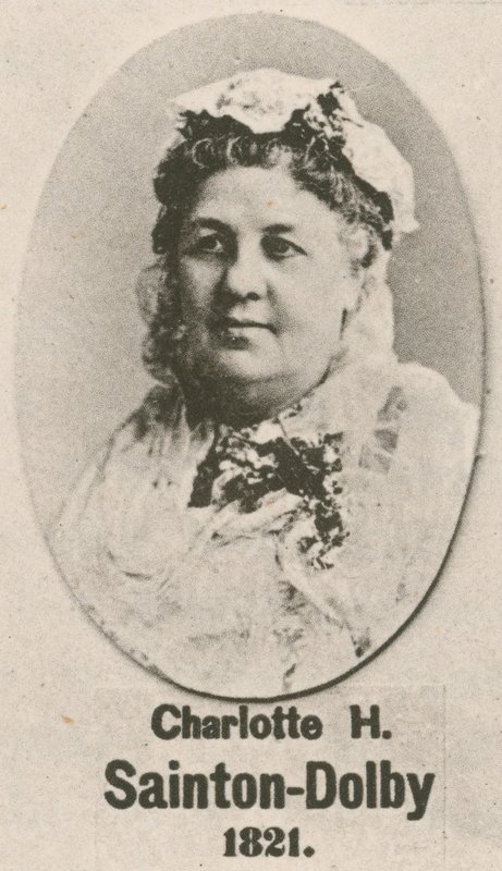 Charlotte H Sainton Dolby (gravür) by English School
