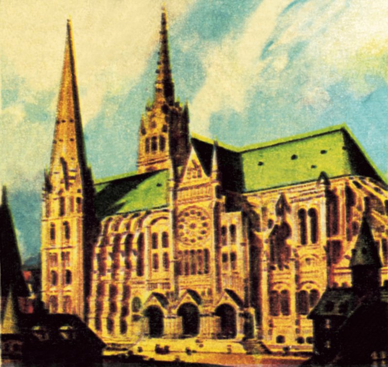 Chartres Katedrali by English School