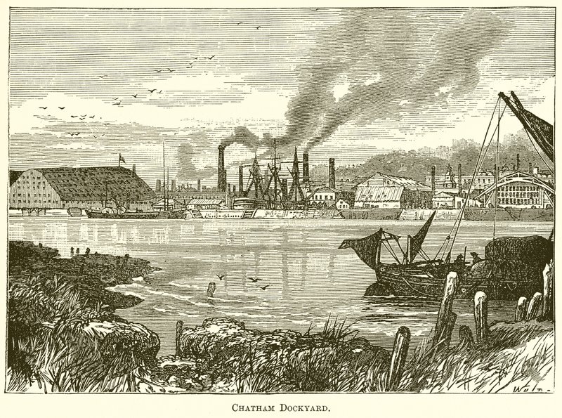Chatham Tersanesi by English School