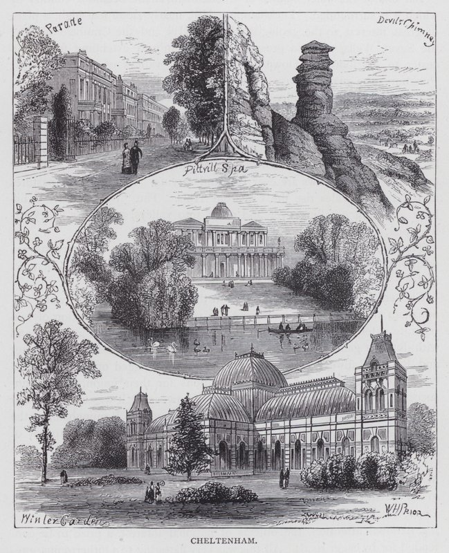 Cheltenham (gravür) by English School