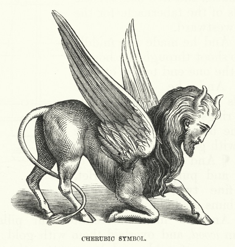Cherubic Sembolü (gravür) by English School