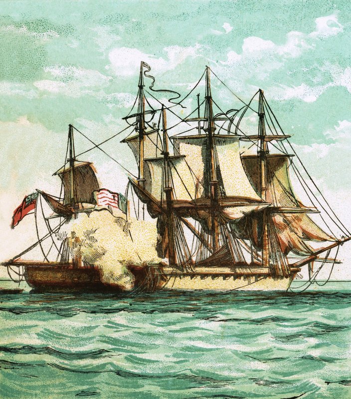 Chesapeake ve Shannon by English School