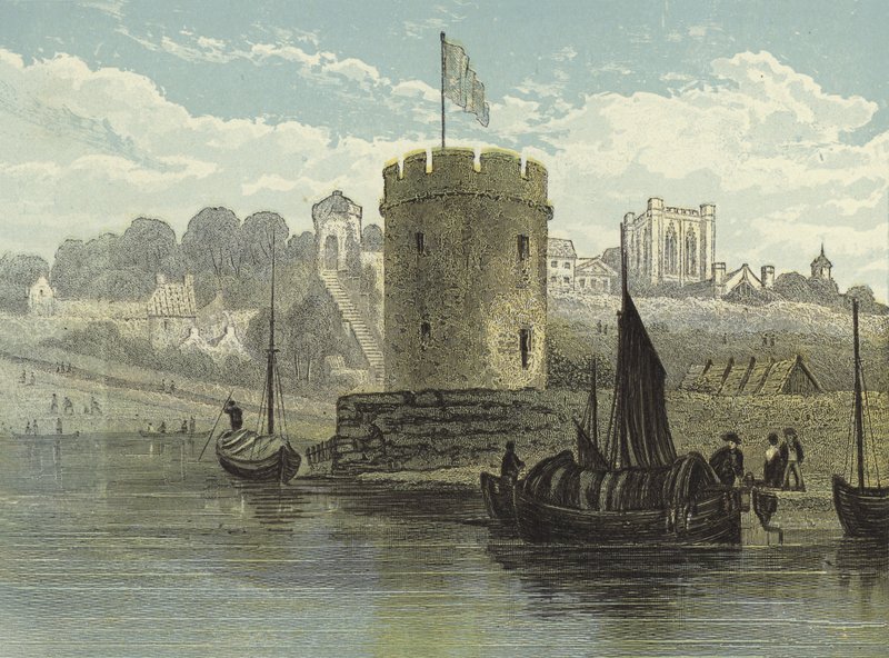 Chester Katedrali, Su Kulesinden by English School