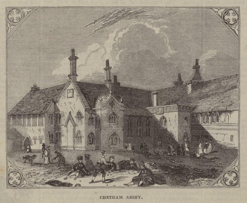 Chetham Manastırı (gravür) by English School