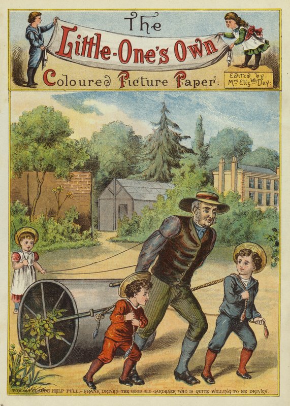Bahçıvana yardım eden çocuklar (chromolitho) by English School